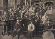Piano, Dorothy Myers  Violins, Arthur Thomas, John Sanderson, Ivor Yaw, Warren Bright, Lowell Cupp, Ernest Krinn Clarinets, Robert Rochester, Kenneth Cooke, Charles Thurness Cornets, Fred Bishop, Robert Work, William Woodard, Eugene Robinson  Saxophones, Charles Bebout, Rudolph Rempel, Raymond Turner Trombone, Albert Kelch, Drums, Harold Poling Director, J. Wayne Ley